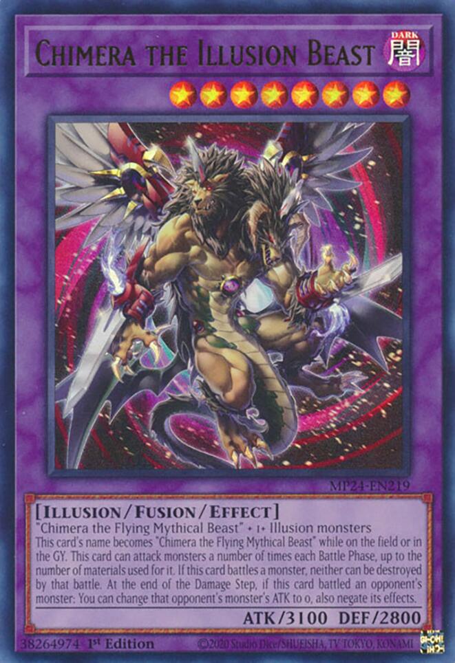 Chimera the Illusion Beast [MP24-EN219] Ultra Rare | Tables and Towers