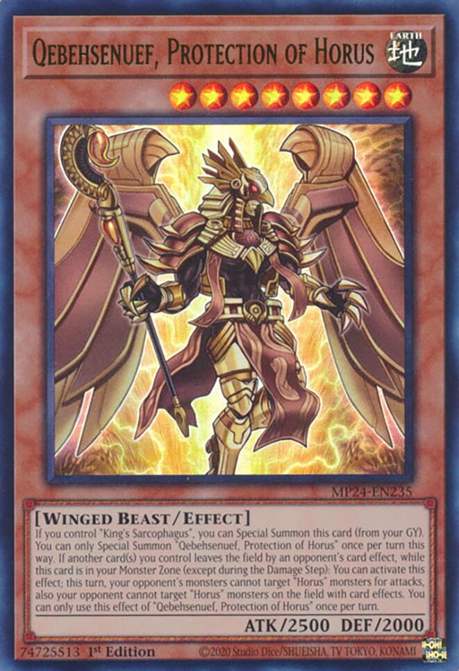 Qebehsenuef, Protection of Horus [MP24-EN235] Ultra Rare | Tables and Towers