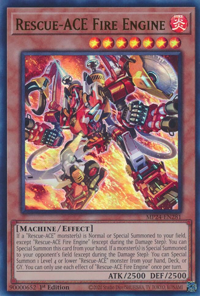 Rescue-ACE Fire Engine [MP24-EN281] Ultra Rare | Tables and Towers