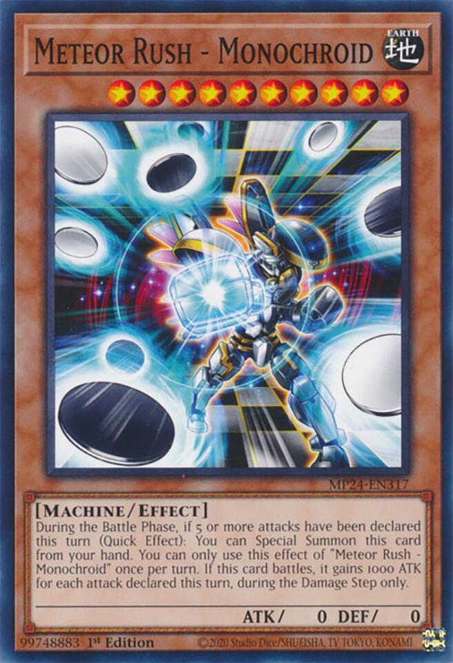 Meteor Rush - Monochroid [MP24-EN317] Common | Tables and Towers