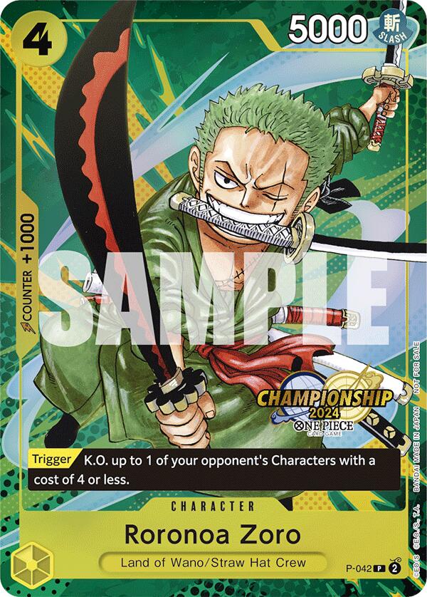 Roronoa Zoro (CS 2024 Event Pack) [One Piece Promotion Cards] | Tables and Towers