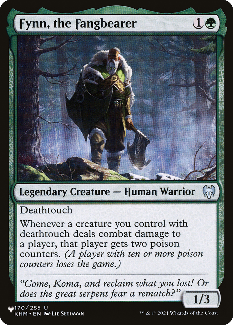 Fynn, the Fangbearer [The List Reprints] | Tables and Towers