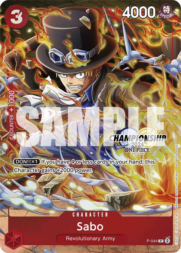 Sabo (CS 2024 Event Pack Finalist) [One Piece Promotion Cards] | Tables and Towers