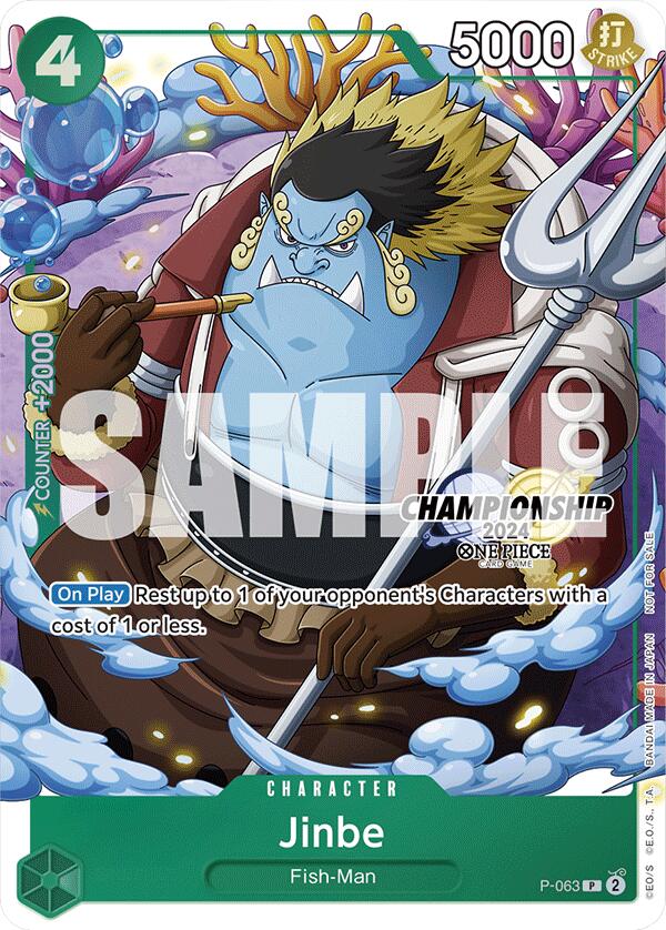 Jinbe (CS 2024 Event Pack Finalist) [One Piece Promotion Cards] | Tables and Towers