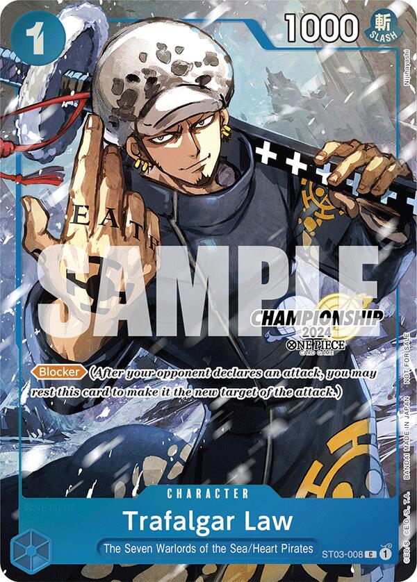 Trafalgar Law (ST03-008) (CS 2024 Event Pack Finalist) [One Piece Promotion Cards] | Tables and Towers