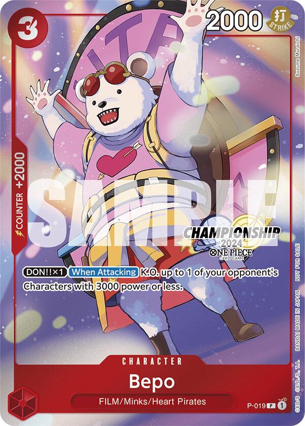 Bepo (CS 2024 Celebration Pack) [One Piece Promotion Cards] | Tables and Towers