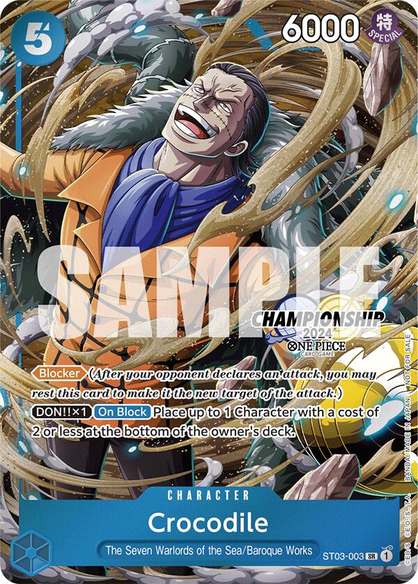 Crocodile (CS 2024 Celebration Pack) [One Piece Promotion Cards] | Tables and Towers