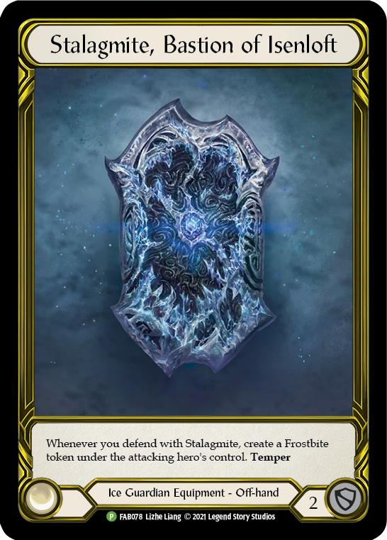 Stalagmite, Bastion of Isenloft (Golden) [FAB078] (Promo)  Cold Foil | Tables and Towers