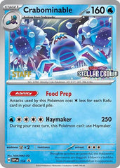 Crabominable (134/142) (Staff Promo) [Scarlet & Violet: Black Star Promos] | Tables and Towers