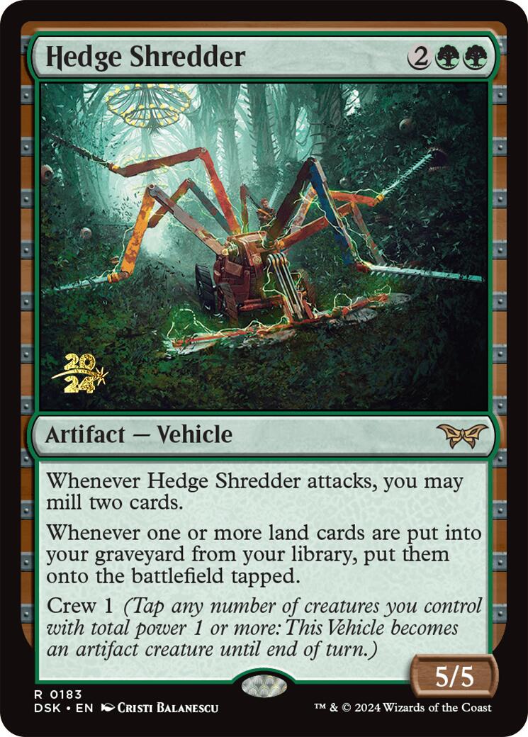 Hedge Shredder [Duskmourn: House of Horror Prerelease Promos] | Tables and Towers