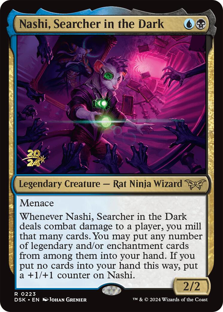 Nashi, Searcher in the Dark [Duskmourn: House of Horror Prerelease Promos] | Tables and Towers