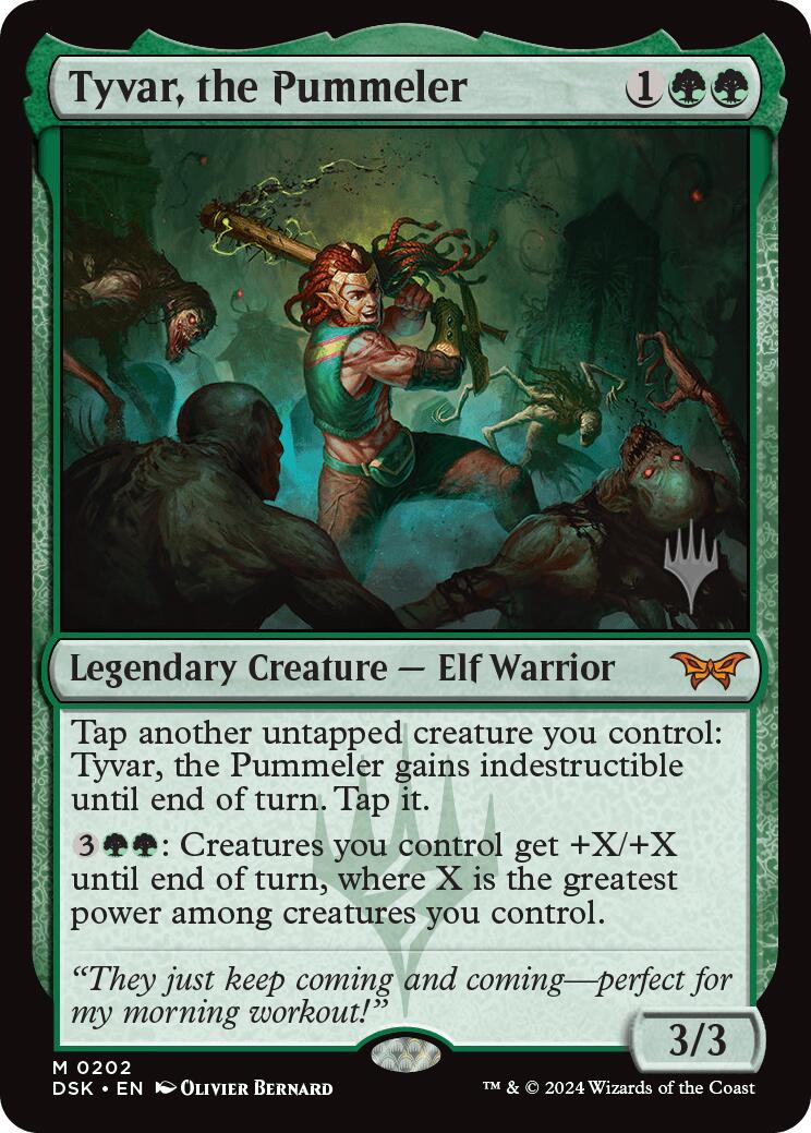 Tyvar, the Pummeler [Duskmourn: House of Horror Promos] | Tables and Towers