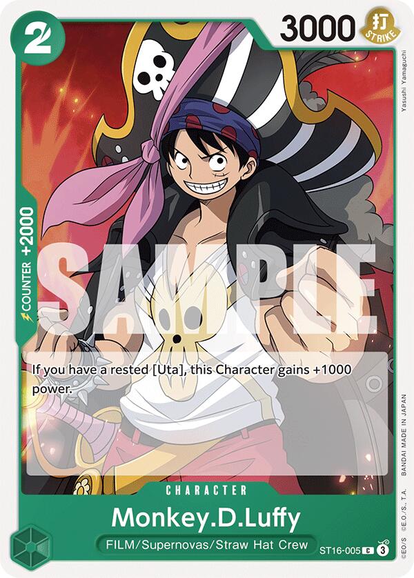 Monkey.D.Luffy [Starter Deck: GREEN Uta] | Tables and Towers