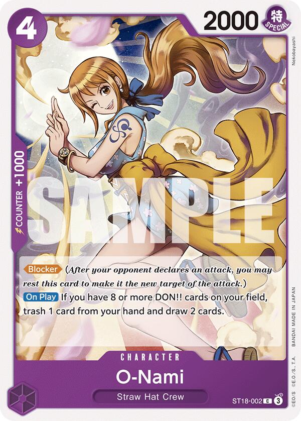 O-Nami [Starter Deck: PURPLE Monkey.D.Luffy] | Tables and Towers