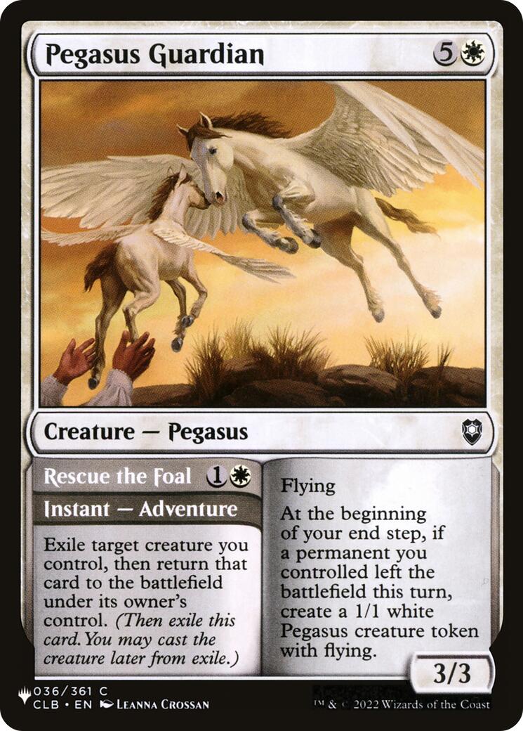 Pegasus Guardian [The List Reprints] | Tables and Towers