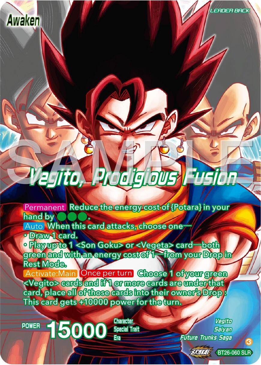 Son Goku & Vegeta // Vegito, Prodigious Fusion (Alternate Art) (BT26-060) [Ultimate Advent] | Tables and Towers