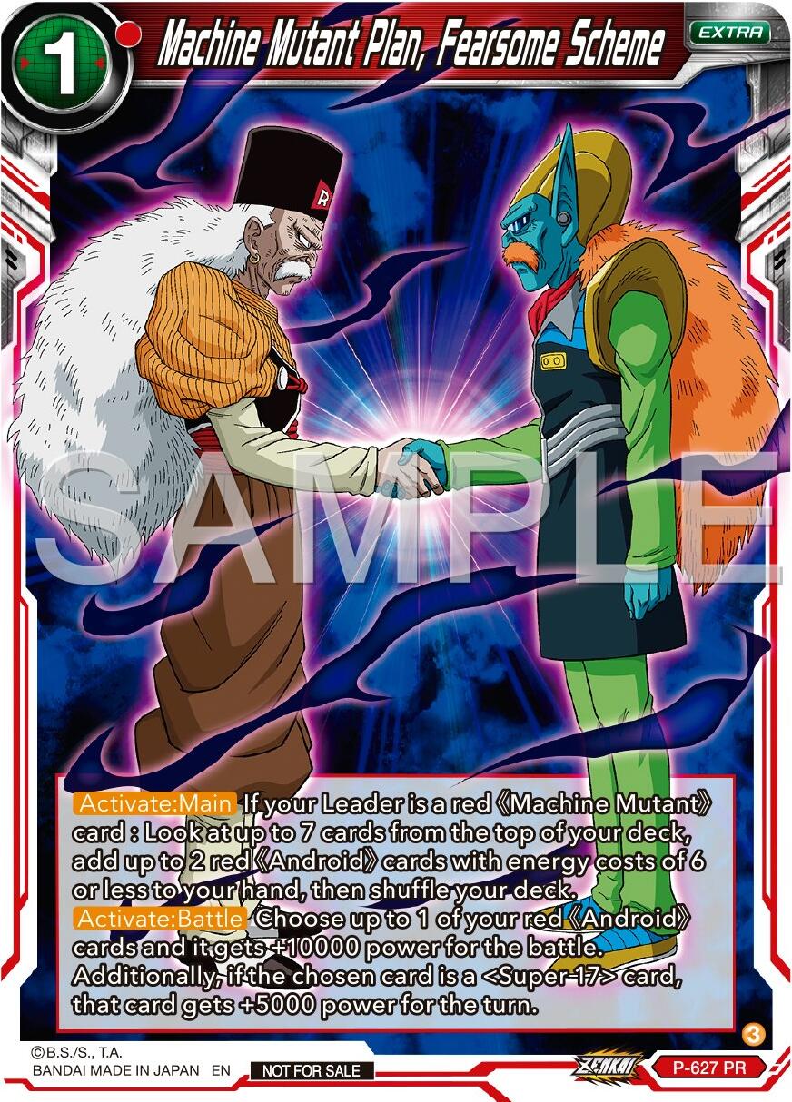 Machine Mutant Plan, Fearsome Scheme (Zenkai Series Tournament Pack Vol.9) (P-627) [Promotion Cards] | Tables and Towers