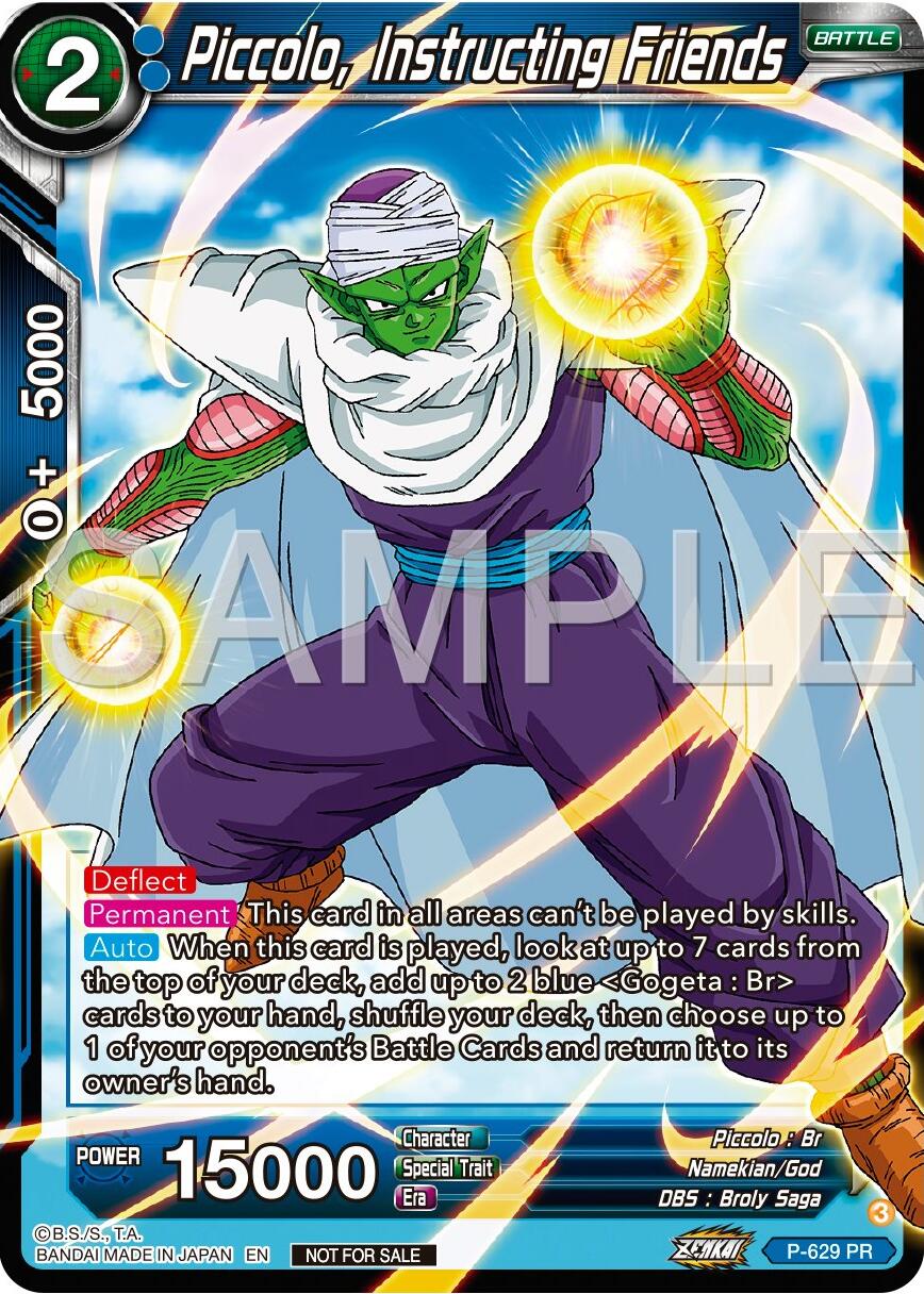 Piccolo, Instructing Friends (Zenkai Series Tournament Pack Vol.9) (P-629) [Promotion Cards] | Tables and Towers