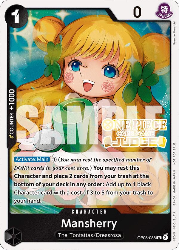 Mansherry (Judge Pack Vol. 4) [One Piece Promotion Cards] | Tables and Towers