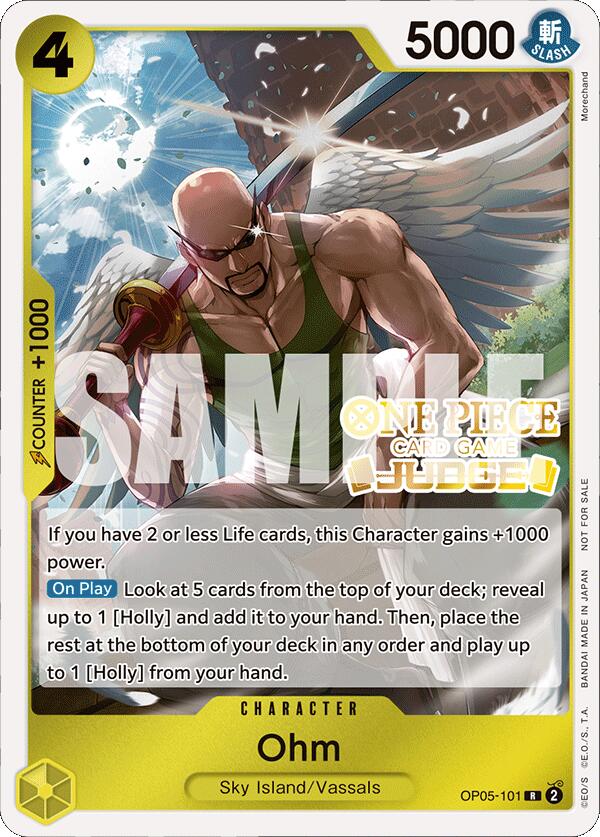 Ohm (Judge Pack Vol. 4) [One Piece Promotion Cards] | Tables and Towers