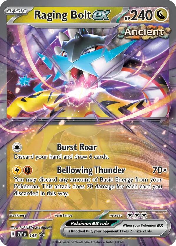 Raging Bolt ex (145) [SV: Scarlet & Violet Promo Cards] | Tables and Towers