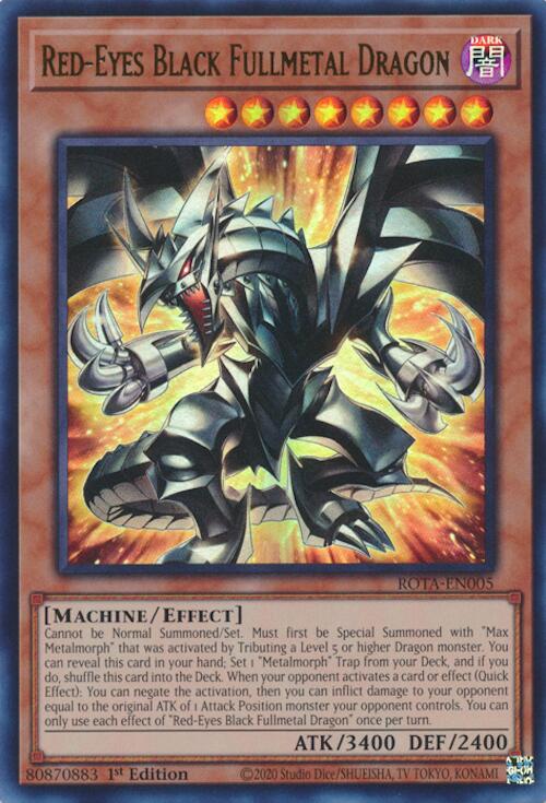 Red-Eyes Black Fullmetal Dragon [ROTA-EN005] Ultra Rare | Tables and Towers