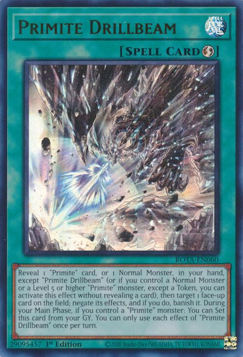 Primite Drillbeam [ROTA-EN060] Ultra Rare | Tables and Towers