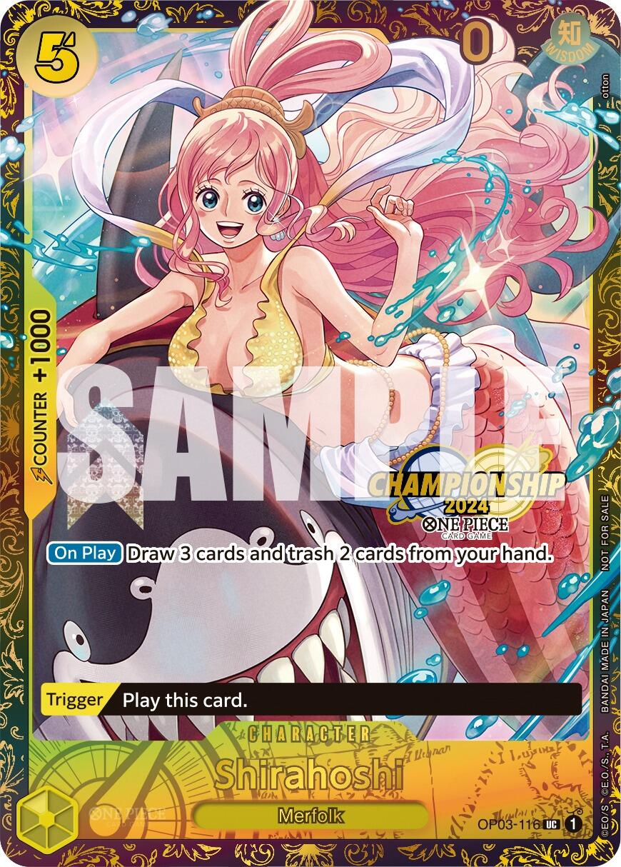 Shirahoshi (October Championship 2024 Online Regional) [One Piece Promotion Cards] | Tables and Towers