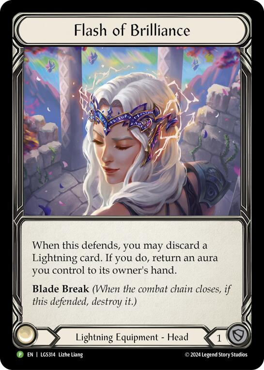 Flash of Brilliance - LGS314 [LGS314] (Promo)  Rainbow Foil | Tables and Towers