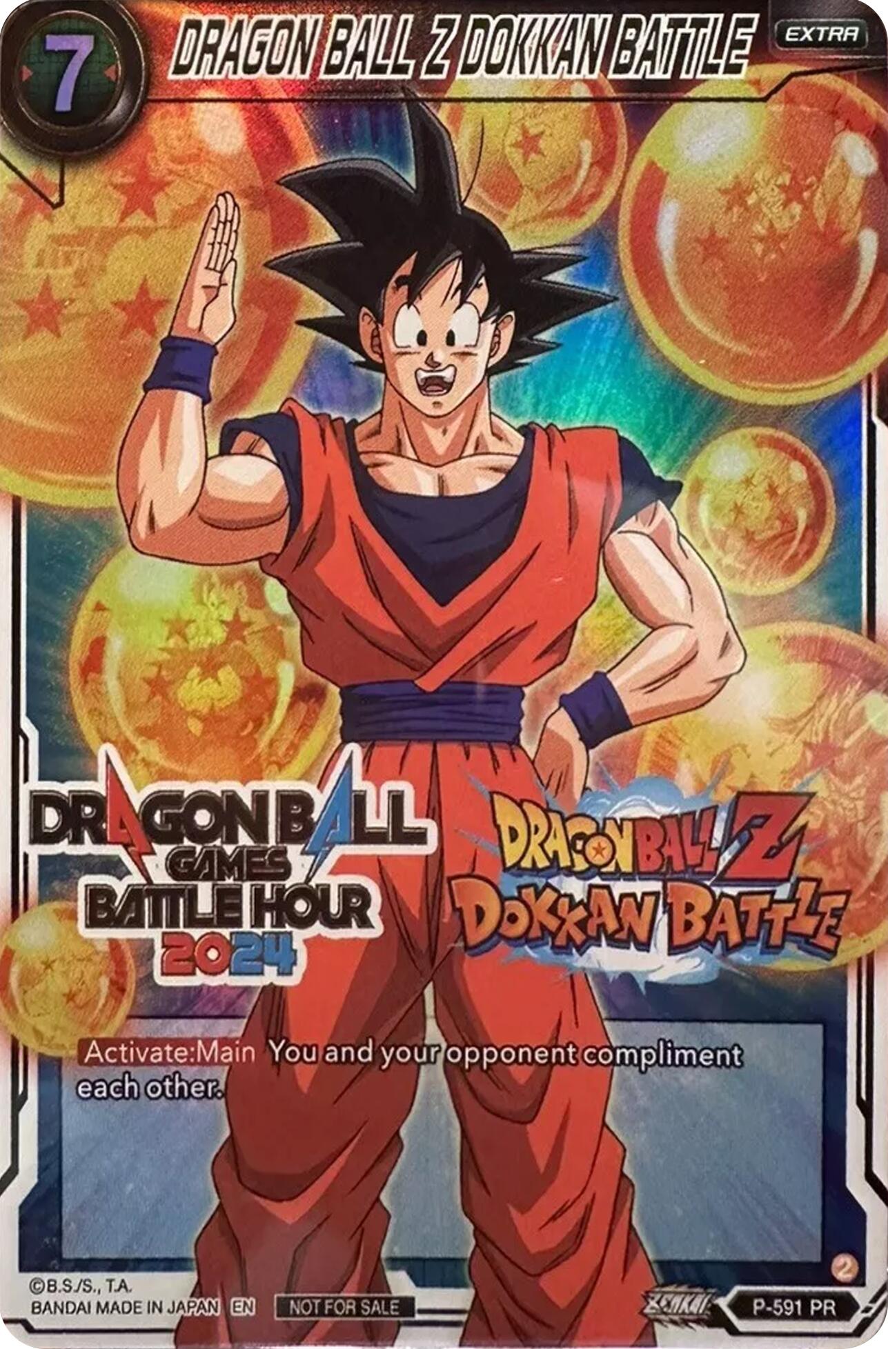 DRAGON BALL Z DOKKAN BATTLE (Dragon Ball Games Battle Hour 2024 Promo Card Set) (P-591) [Promotion Cards] | Tables and Towers