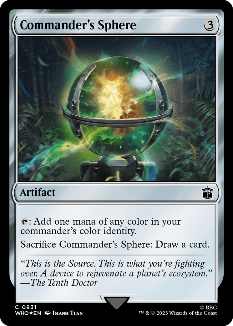 Commander's Sphere (Surge Foil) [Doctor Who] | Tables and Towers