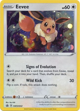 Eevee (SWSH042) [Sword & Shield: Black Star Promos] | Tables and Towers