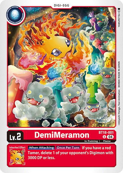 DemiMeramon [BT18-001] [Release Special Booster 2.0] | Tables and Towers