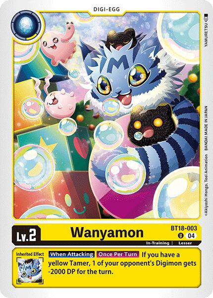 Wanyamon [BT18-003] [Release Special Booster 2.0] | Tables and Towers