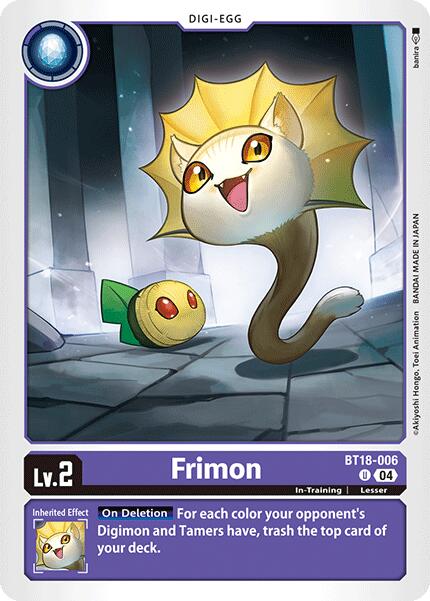 Frimon [BT18-006] [Release Special Booster 2.0] | Tables and Towers