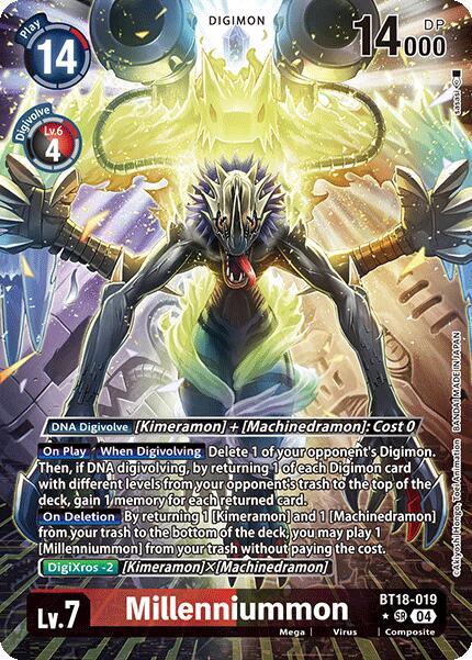 Millenniummon [BT18-019] (Alternate Art) [Release Special Booster 2.0] | Tables and Towers