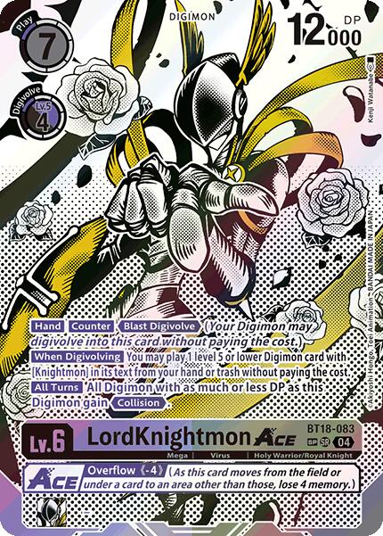 LordKnightmon ACE [BT18-083] (Textured) [Release Special Booster 2.0] | Tables and Towers