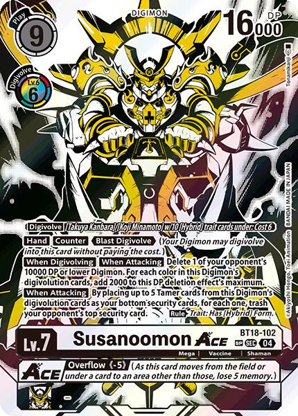 Susanoomon ACE [BT18-102] (Textured) [Release Special Booster 2.0] | Tables and Towers