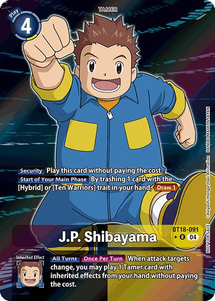 J.P. Shibayama [BT18-091] (Release Special Booster 2.0: Box Promotion Pack) [Release Special Booster 2.0] | Tables and Towers