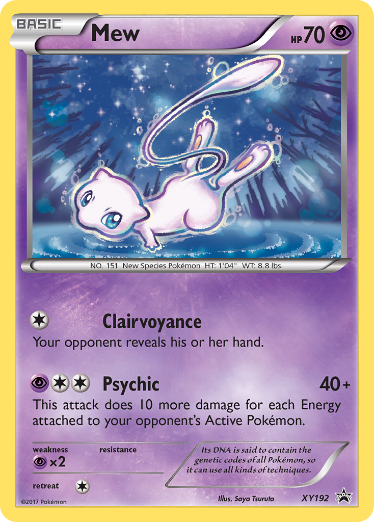 Mew (XY192) [XY: Black Star Promos] | Tables and Towers