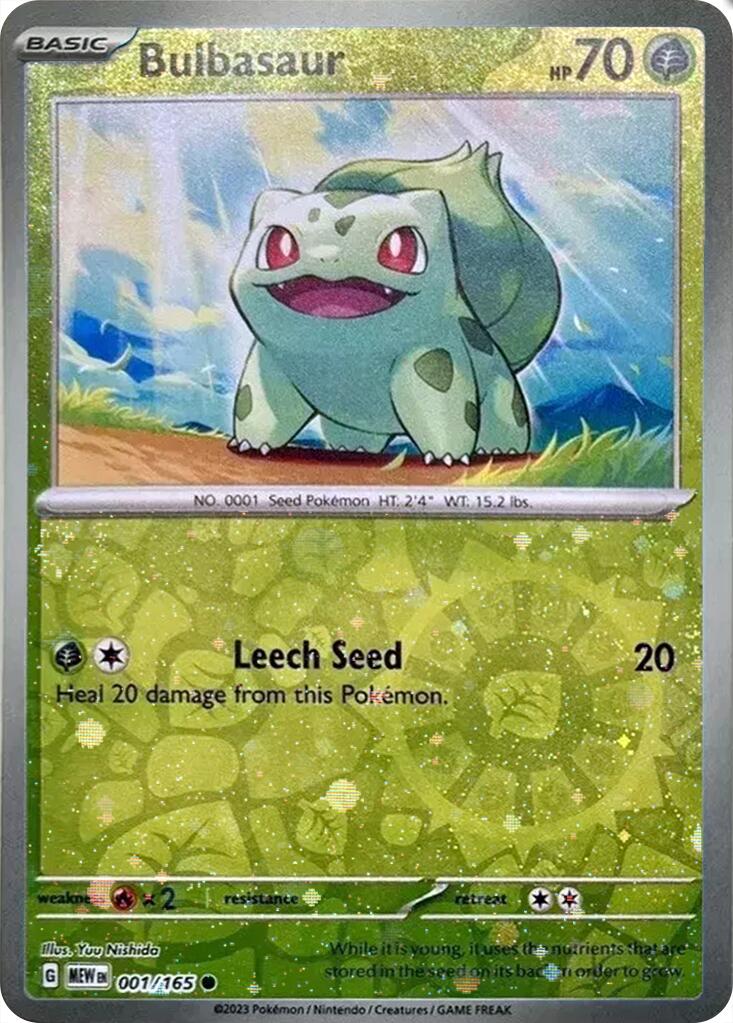 Bulbasaur (001/165) (Cosmos Holo) (Costco Exclusive) [Miscellaneous Cards] | Tables and Towers