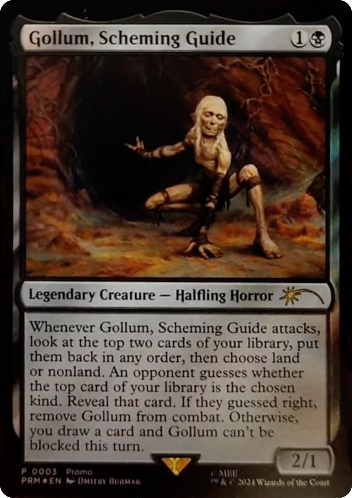 Gollum, Scheming Guide [Resale Promos] | Tables and Towers