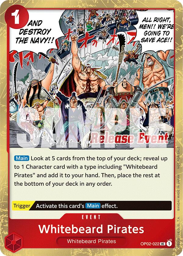 Whitebeard Pirates (ST15 - ST20 Release Event Winner Pack) [One Piece Promotion Cards] | Tables and Towers