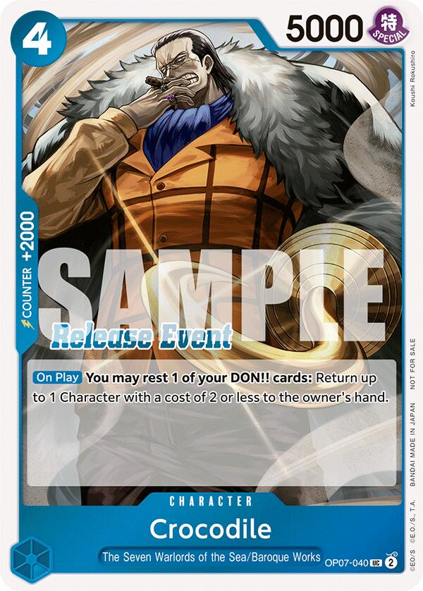 Crocodile (ST15 - ST20 Release Event Winner Pack) [One Piece Promotion Cards] | Tables and Towers