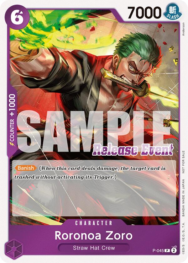 Roronoa Zoro (ST15 - ST20 Release Event Winner Pack) [One Piece Promotion Cards] | Tables and Towers
