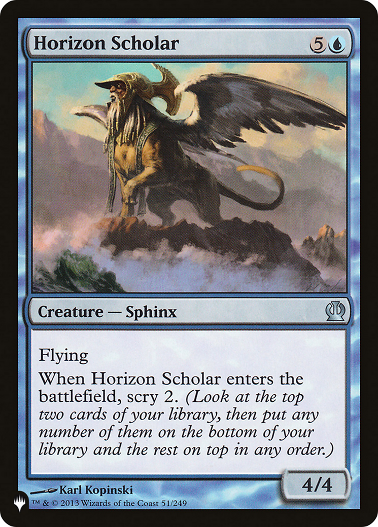 Horizon Scholar [The List Reprints] | Tables and Towers