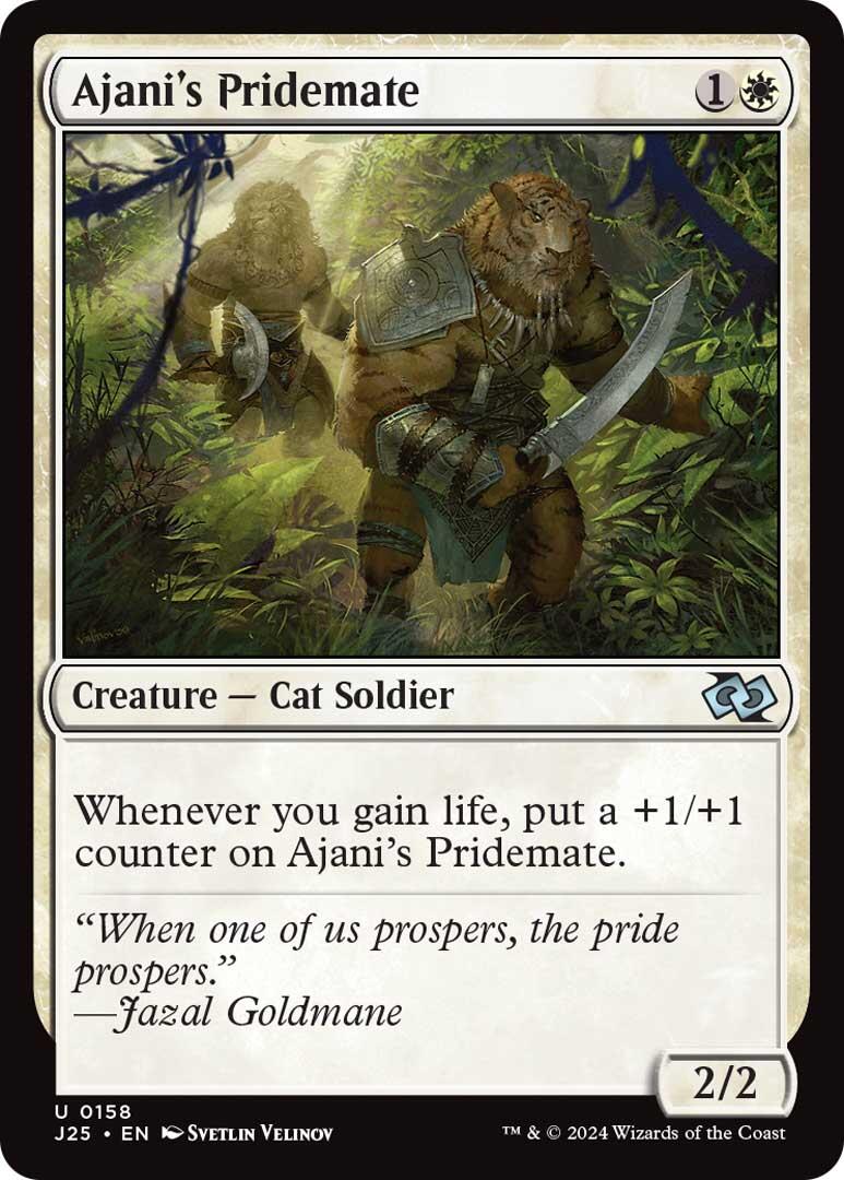 Ajani's Pridemate [Foundations Jumpstart] | Tables and Towers