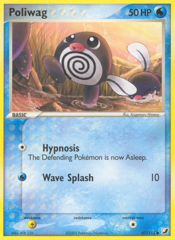 Poliwag (67/115) [EX: Unseen Forces] | Tables and Towers