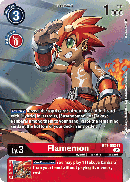 Flamemon [BT7-008] (Alternate Art) [Next Adventure] | Tables and Towers