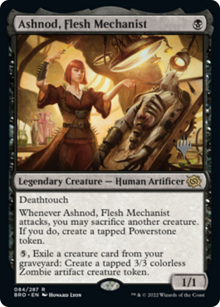 Ashnod, Flesh Mechanist (Promo Pack) [The Brothers' War Promos] | Tables and Towers